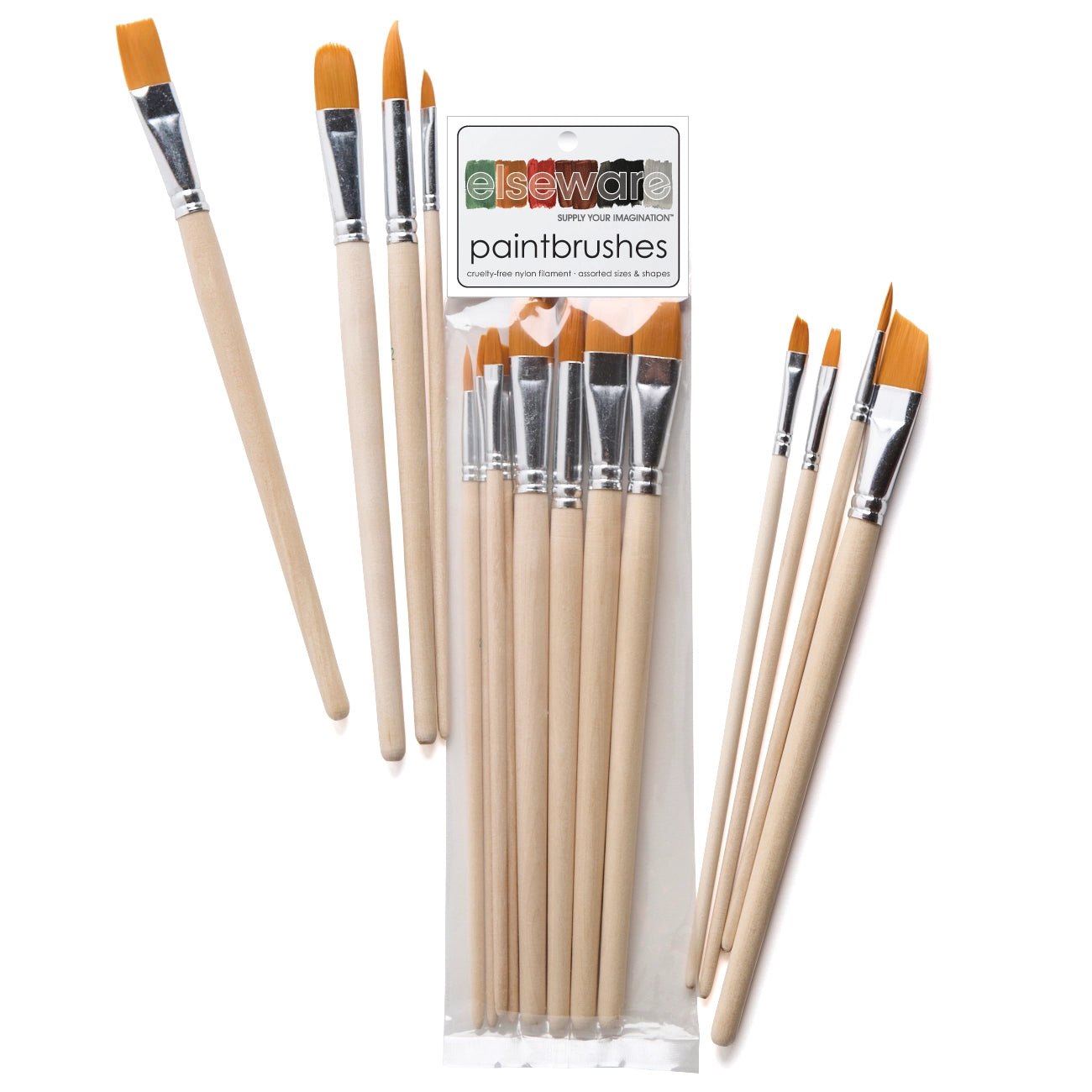 Trekell MIDZ Desert Blaze Synthetic Brush, Round Size 4